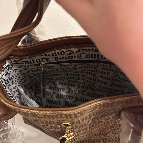 Juicy Couture Gothic Billboard Satchel Handbag - Picture 3 of 3